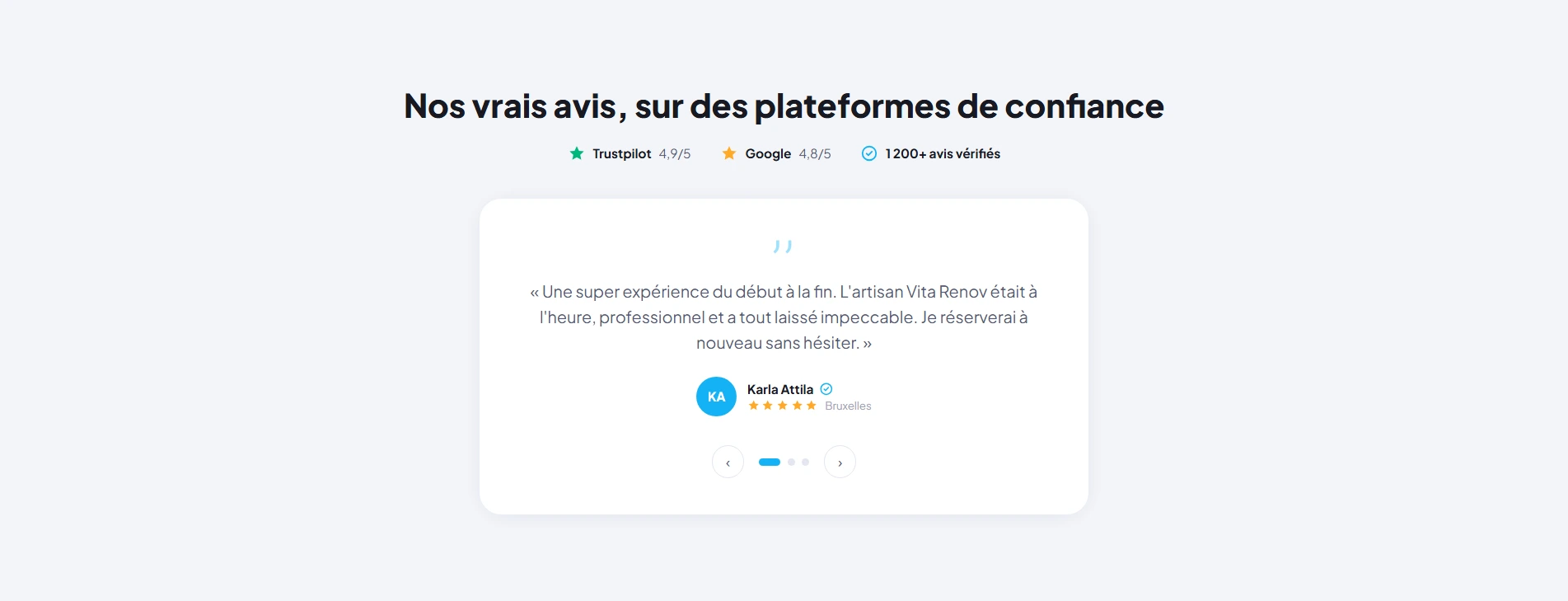 Site Vitrine pour une Plateforme de Services à Domicile - Services à Domicile, aperçu 7 du site vitrine, création site web Mons | Digitalova